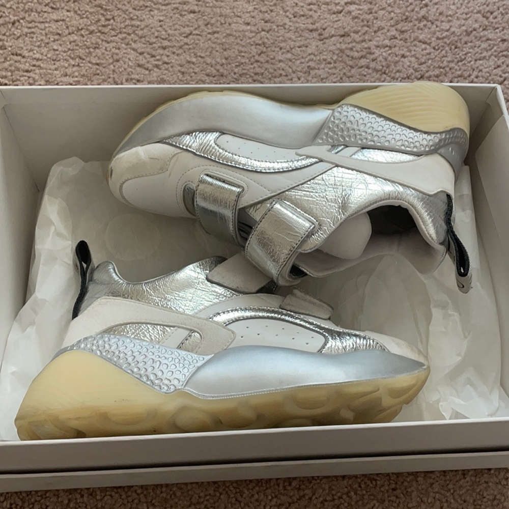 Stella Mccartney Silver Eclypse Sneakers size 37